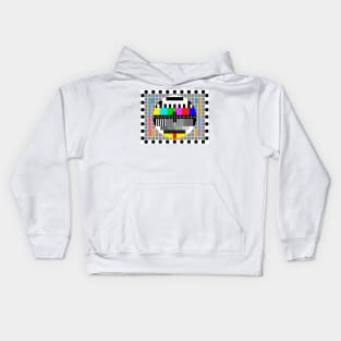 PAL test card Kids Hoodie